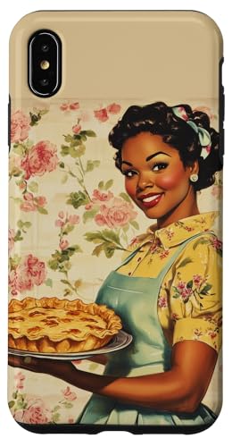 Pinup-Poster, Motiv: Mädchen hält einen Kuchen, Retro-Bäcker Hülle für iPhone XS Max Pinup-Poster, Motiv: Mädchen hält einen Kuchen, Retro-Bäcker Hülle für iPhone XS Max von Retro Pinup Chef Art For Food Lovers DonaOnca