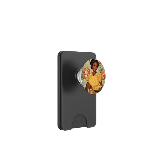 Pinup-Poster, Motiv: Mädchen hält einen Kuchen, Retro-Bäcker PopSockets PopWallet für MagSafe Pinup-Poster, Motiv: Mädchen hält einen Kuchen, Retro-Bäcker PopSockets PopWallet für MagSafe von Retro Pinup Chef Art For Food Lovers DonaOnca