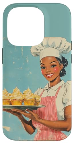 Pinup-Poster, Motiv: Mädchen mit Cupcakes, Retro-Bäcker Hülle für iPhone 14 Pro Pinup-Poster, Motiv: Mädchen mit Cupcakes, Retro-Bäcker Hülle für iPhone 14 Pro von Retro Pinup Chef Art For Food Lovers DonaOnca