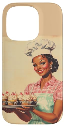 Pinup-Poster, Motiv: Mädchen mit Cupcakes, Retro-Bäcker Hülle für iPhone 14 Pro Pinup-Poster, Motiv: Mädchen mit Cupcakes, Retro-Bäcker Hülle für iPhone 14 Pro von Retro Pinup Chef Art For Food Lovers DonaOnca