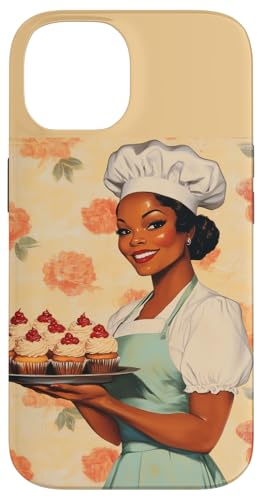 Pinup-Poster, Motiv: Mädchen mit Cupcakes, Retro-Bäcker Hülle für iPhone 14 Pinup-Poster, Motiv: Mädchen mit Cupcakes, Retro-Bäcker Hülle für iPhone 14 von Retro Pinup Chef Art For Food Lovers DonaOnca