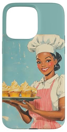 Pinup-Poster, Motiv: Mädchen mit Cupcakes, Retro-Bäcker Hülle für iPhone 15 Pro Max Pinup-Poster, Motiv: Mädchen mit Cupcakes, Retro-Bäcker Hülle für iPhone 15 Pro Max von Retro Pinup Chef Art For Food Lovers DonaOnca