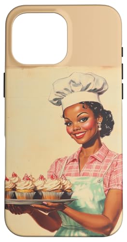 Pinup-Poster, Motiv: Mädchen mit Cupcakes, Retro-Bäcker Hülle für iPhone 16 Pro Max Pinup-Poster, Motiv: Mädchen mit Cupcakes, Retro-Bäcker Hülle für iPhone 16 Pro Max von Retro Pinup Chef Art For Food Lovers DonaOnca