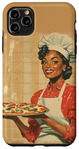 Pinup-Poster, Motiv: Mädchen mit Pizza, Retro-Koch Hülle für iPhone 11 Pro Max Pinup-Poster, Motiv: Mädchen mit Pizza, Retro-Koch Hülle für iPhone 11 Pro Max von Retro Pinup Chef Art For Food Lovers DonaOnca