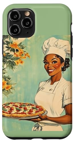 Pinup-Poster, Motiv: Mädchen mit Pizza, Retro-Koch Hülle für iPhone 11 Pro Pinup-Poster, Motiv: Mädchen mit Pizza, Retro-Koch Hülle für iPhone 11 Pro von Retro Pinup Chef Art For Food Lovers DonaOnca