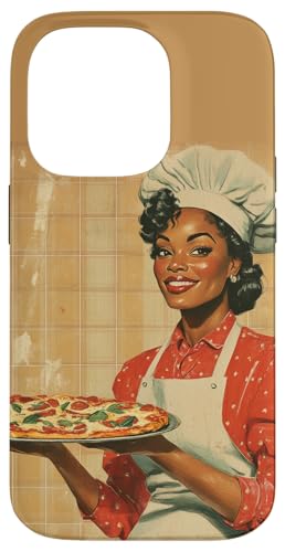 Pinup-Poster, Motiv: Mädchen mit Pizza, Retro-Koch Hülle für iPhone 14 Pro Pinup-Poster, Motiv: Mädchen mit Pizza, Retro-Koch Hülle für iPhone 14 Pro von Retro Pinup Chef Art For Food Lovers DonaOnca