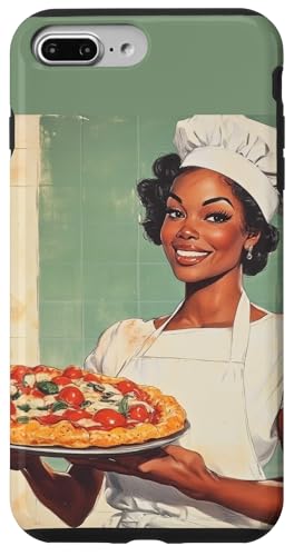 Pinup-Poster, Motiv: Mädchen mit Pizza, Retro-Koch Hülle für iPhone 7 Plus/8 Plus Pinup-Poster, Motiv: Mädchen mit Pizza, Retro-Koch Hülle für iPhone 7 Plus/8 Plus von Retro Pinup Chef Art For Food Lovers DonaOnca