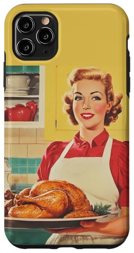 Pinup-Poster, Motiv: Mädchen mit geröstetem Huhn, Retro-Koch Hülle für iPhone 11 Pro Max Pinup-Poster, Motiv: Mädchen mit geröstetem Huhn, Retro-Koch Hülle für iPhone 11 Pro Max von Retro Pinup Chef Art For Food Lovers DonaOnca