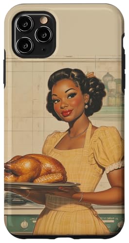 Pinup-Poster, Motiv: Mädchen mit geröstetem Huhn, Retro-Koch Hülle für iPhone 11 Pro Max Pinup-Poster, Motiv: Mädchen mit geröstetem Huhn, Retro-Koch Hülle für iPhone 11 Pro Max von Retro Pinup Chef Art For Food Lovers DonaOnca