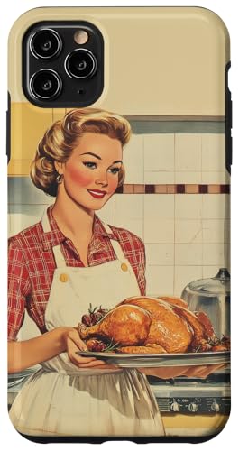 Pinup-Poster, Motiv: Mädchen mit geröstetem Huhn, Retro-Koch Hülle für iPhone 11 Pro Max Pinup-Poster, Motiv: Mädchen mit geröstetem Huhn, Retro-Koch Hülle für iPhone 11 Pro Max von Retro Pinup Chef Art For Food Lovers DonaOnca