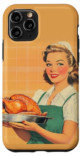 Pinup-Poster, Motiv: Mädchen mit geröstetem Huhn, Retro-Koch Hülle für iPhone 11 Pro Pinup-Poster, Motiv: Mädchen mit geröstetem Huhn, Retro-Koch Hülle für iPhone 11 Pro von Retro Pinup Chef Art For Food Lovers DonaOnca