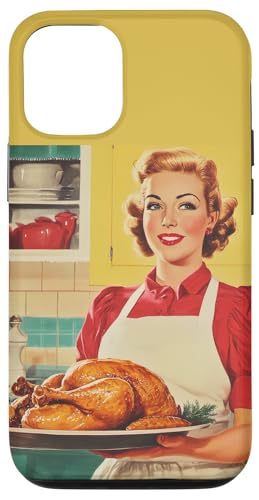 Pinup-Poster, Motiv: Mädchen mit geröstetem Huhn, Retro-Koch Hülle für iPhone 12/12 Pro Pinup-Poster, Motiv: Mädchen mit geröstetem Huhn, Retro-Koch Hülle für iPhone 12/12 Pro von Retro Pinup Chef Art For Food Lovers DonaOnca