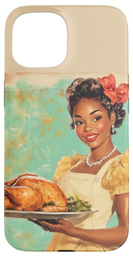 Pinup-Poster, Motiv: Mädchen mit geröstetem Huhn, Retro-Koch Hülle für iPhone 15 Pinup-Poster, Motiv: Mädchen mit geröstetem Huhn, Retro-Koch Hülle für iPhone 15 von Retro Pinup Chef Art For Food Lovers DonaOnca