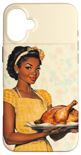 Pinup-Poster, Motiv: Mädchen mit geröstetem Huhn, Retro-Koch Hülle für iPhone 16 Plus Pinup-Poster, Motiv: Mädchen mit geröstetem Huhn, Retro-Koch Hülle für iPhone 16 Plus von Retro Pinup Chef Art For Food Lovers DonaOnca
