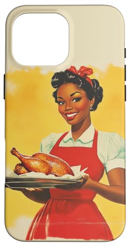 Pinup-Poster, Motiv: Mädchen mit geröstetem Huhn, Retro-Koch Hülle für iPhone 16 Pro Max Pinup-Poster, Motiv: Mädchen mit geröstetem Huhn, Retro-Koch Hülle für iPhone 16 Pro Max von Retro Pinup Chef Art For Food Lovers DonaOnca