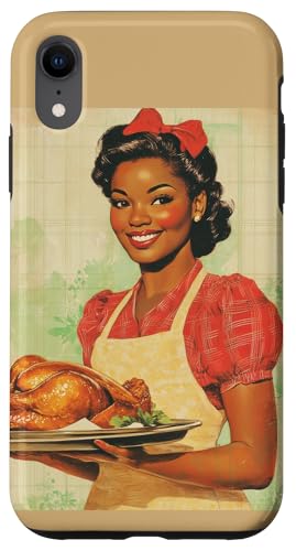 Pinup-Poster, Motiv: Mädchen mit geröstetem Huhn, Retro-Koch Hülle für iPhone XR Pinup-Poster, Motiv: Mädchen mit geröstetem Huhn, Retro-Koch Hülle für iPhone XR von Retro Pinup Chef Art For Food Lovers DonaOnca