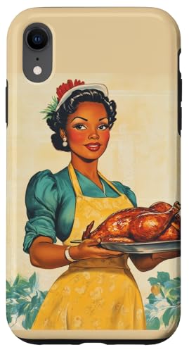 Pinup-Poster, Motiv: Mädchen mit geröstetem Huhn, Retro-Koch Hülle für iPhone XR Pinup-Poster, Motiv: Mädchen mit geröstetem Huhn, Retro-Koch Hülle für iPhone XR von Retro Pinup Chef Art For Food Lovers DonaOnca