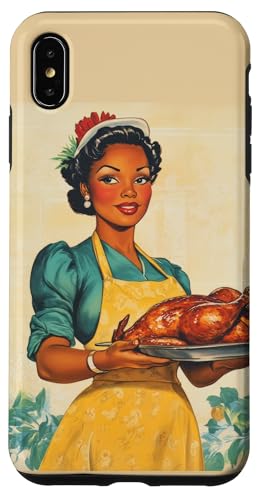 Pinup-Poster, Motiv: Mädchen mit geröstetem Huhn, Retro-Koch Hülle für iPhone XS Max Pinup-Poster, Motiv: Mädchen mit geröstetem Huhn, Retro-Koch Hülle für iPhone XS Max von Retro Pinup Chef Art For Food Lovers DonaOnca
