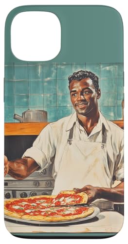 Pinup-Poster, Motiv: Mann hält eine Pizza, Retro-Koch Hülle für iPhone 13 Pinup-Poster, Motiv: Mann hält eine Pizza, Retro-Koch Hülle für iPhone 13 von Retro Pinup Chef Art For Food Lovers DonaOnca