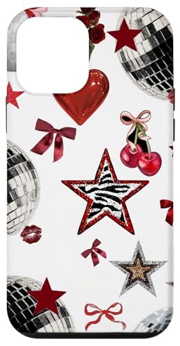 Retro Red Star & Bow Coquette Discokugel Y2K Cherry Kiss Hülle für iPhone 12 mini Retro Red Star & Bow Coquette Discokugel Y2K Cherry Kiss Hülle für iPhone 12 mini von Retro Red Star & Bow Coquette Disco Ball Y2K