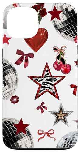 Retro Red Star & Bow Coquette Discokugel Y2K Cherry Kiss Hülle für iPhone 13 Retro Red Star & Bow Coquette Discokugel Y2K Cherry Kiss Hülle für iPhone 13 von Retro Red Star & Bow Coquette Disco Ball Y2K
