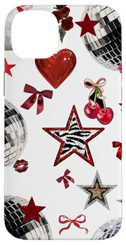 Retro Red Star & Bow Coquette Discokugel Y2K Cherry Kiss Hülle für iPhone 14 Plus Retro Red Star & Bow Coquette Discokugel Y2K Cherry Kiss Hülle für iPhone 14 Plus von Retro Red Star & Bow Coquette Disco Ball Y2K