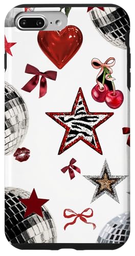 Retro Red Star & Bow Coquette Discokugel Y2K Cherry Kiss Hülle für iPhone 7 Plus/8 Plus Retro Red Star & Bow Coquette Discokugel Y2K Cherry Kiss Hülle für iPhone 7 Plus/8 Plus von Retro Red Star & Bow Coquette Disco Ball Y2K