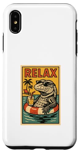 Argentinische Tegu Eidechse Relaxtier Vintage Relax Retro Hülle für iPhone XS Max Argentinische Tegu Eidechse Relaxtier Vintage Relax Retro Hülle für iPhone XS Max von Retro Relax Prints