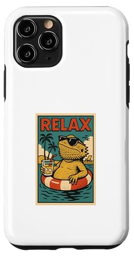 Bartdrache Relaxing Animal Vintage Relax Print Retro Hülle für iPhone 11 Pro Bartdrache Relaxing Animal Vintage Relax Print Retro Hülle für iPhone 11 Pro von Retro Relax Prints