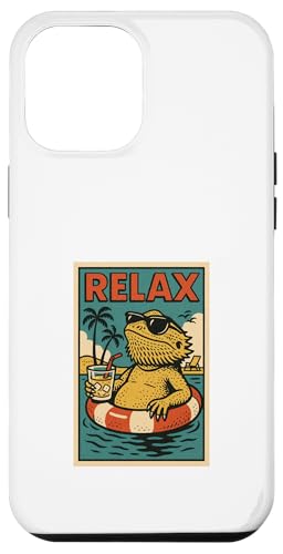 Bartdrache Relaxing Animal Vintage Relax Print Retro Hülle für iPhone 12 Pro Max Bartdrache Relaxing Animal Vintage Relax Print Retro Hülle für iPhone 12 Pro Max von Retro Relax Prints