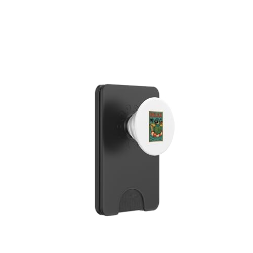Blauer Sittich, entspannend, niedlicher Vogel, Vintage, Relax, Retro PopSockets PopWallet für MagSafe Blauer Sittich, entspannend, niedlicher Vogel, Vintage, Relax, Retro PopSockets PopWallet für MagSafe von Retro Relax Prints