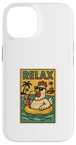 Huhn Relaxing Animal Vintage Relax Farmer Print Retro Hülle für iPhone 14 Huhn Relaxing Animal Vintage Relax Farmer Print Retro Hülle für iPhone 14 von Retro Relax Prints