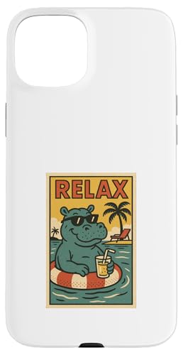 Nilpferd, entspannend, niedlich, Tier, Vintage, Hippo, Relax, Druck, Retro Hülle für iPhone 15 Plus Nilpferd, entspannend, niedlich, Tier, Vintage, Hippo, Relax, Druck, Retro Hülle für iPhone 15 Plus von Retro Relax Prints