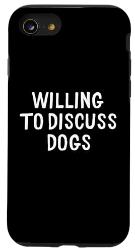 Lustig, Hunde zu besprechen Hülle für iPhone SE (2020) / 7 / 8 von Retro Sarcastic Apparel Gifts