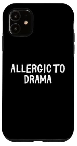 Lustig, allergisch gegen Drama Hülle für iPhone 11 Lustig, allergisch gegen Drama Hülle für iPhone 11 von Retro Sarcastic Apparel Gifts