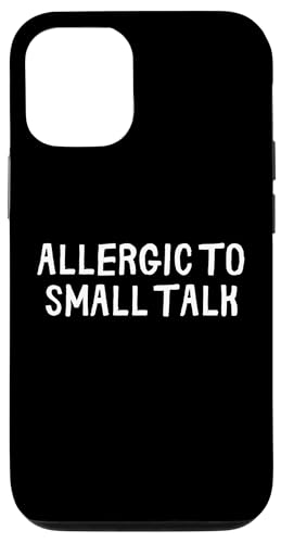 Lustig, allergisch gegen Smalltalk Hülle für iPhone 12/12 Pro Lustig, allergisch gegen Smalltalk Hülle für iPhone 12/12 Pro von Retro Sarcastic Apparel Gifts