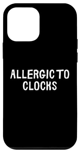Lustig, allergisch gegen Uhren Hülle für iPhone 12 mini Lustig, allergisch gegen Uhren Hülle für iPhone 12 mini von Retro Sarcastic Apparel Gifts