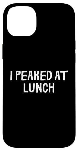 Lustig, ich habe beim Mittagessen seinen Höhepunkt erreicht Hülle für iPhone 14 Plus Lustig, ich habe beim Mittagessen seinen Höhepunkt erreicht Hülle für iPhone 14 Plus von Retro Sarcastic Apparel Gifts