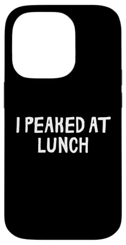 Lustig, ich habe beim Mittagessen seinen Höhepunkt erreicht Hülle für iPhone 14 Pro Lustig, ich habe beim Mittagessen seinen Höhepunkt erreicht Hülle für iPhone 14 Pro von Retro Sarcastic Apparel Gifts