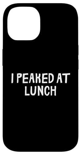 Lustig, ich habe beim Mittagessen seinen Höhepunkt erreicht Hülle für iPhone 14 Lustig, ich habe beim Mittagessen seinen Höhepunkt erreicht Hülle für iPhone 14 von Retro Sarcastic Apparel Gifts