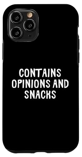 Lustig enthält Meinungen und Snacks Hülle für iPhone 11 Pro Lustig enthält Meinungen und Snacks Hülle für iPhone 11 Pro von Retro Sarcastic Apparel Gifts