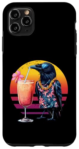 Vintage Hawaiianischer Rabe mit Gläsern trinken Sommer Cocktail Hülle für iPhone 11 Pro Max Vintage Hawaiianischer Rabe mit Gläsern trinken Sommer Cocktail Hülle für iPhone 11 Pro Max von Retro Summer Vibes Bird Hawaiian Designs