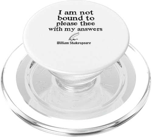 Ich bin nicht verpflichtet, dir mit meinen Antworten zu gefallen Shakespeare PopSockets PopGrip für MagSafe Ich bin nicht verpflichtet, dir mit meinen Antworten zu gefallen Shakespeare PopSockets PopGrip für MagSafe von Retro Sun Tees