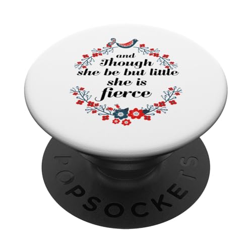 Shakespeare-Zitat "Though She Be But Little She Is Fiercee" PopSockets Klebender PopGrip Shakespeare-Zitat "Though She Be But Little She Is Fiercee" PopSockets Klebender PopGrip von Retro Sun Tees