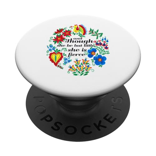 Shakespeare-Zitat "Though She Be But Little She Is Fiercee" PopSockets Klebender PopGrip Shakespeare-Zitat "Though She Be But Little She Is Fiercee" PopSockets Klebender PopGrip von Retro Sun Tees