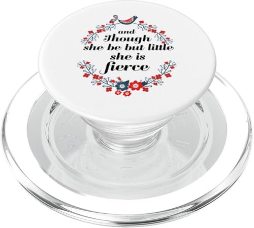 Shakespeare-Zitat "Though She Be But Little She Is Fiercee" PopSockets PopGrip für MagSafe Shakespeare-Zitat "Though She Be But Little She Is Fiercee" PopSockets PopGrip für MagSafe von Retro Sun Tees
