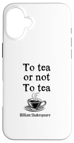 Shakespeare-Zitat "To Tea or not to Tea Gift Play Hülle für iPhone 16 Plus von Retro Sun Tees