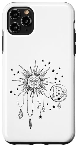 Sonne Mond Sterne Mystical Vintage Himmlisch Boho Stil Hülle für iPhone 11 Pro Max Sonne Mond Sterne Mystical Vintage Himmlisch Boho Stil Hülle für iPhone 11 Pro Max von Retro Sun Tees