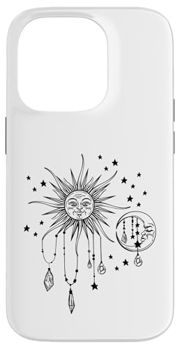 Sonne Mond Sterne Mystical Vintage Himmlisch Boho Stil Hülle für iPhone 14 Pro Sonne Mond Sterne Mystical Vintage Himmlisch Boho Stil Hülle für iPhone 14 Pro von Retro Sun Tees