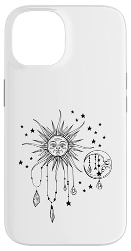 Sonne Mond Sterne Mystical Vintage Himmlisch Boho Stil Hülle für iPhone 14 Sonne Mond Sterne Mystical Vintage Himmlisch Boho Stil Hülle für iPhone 14 von Retro Sun Tees